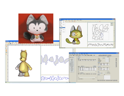 毛绒玩具CAD系统